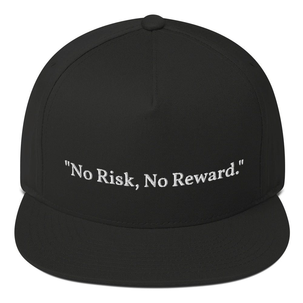 "No Risk, No Reward." Snapback