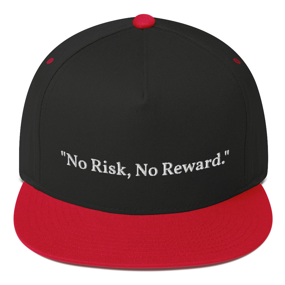 "No Risk, No Reward." Snapback
