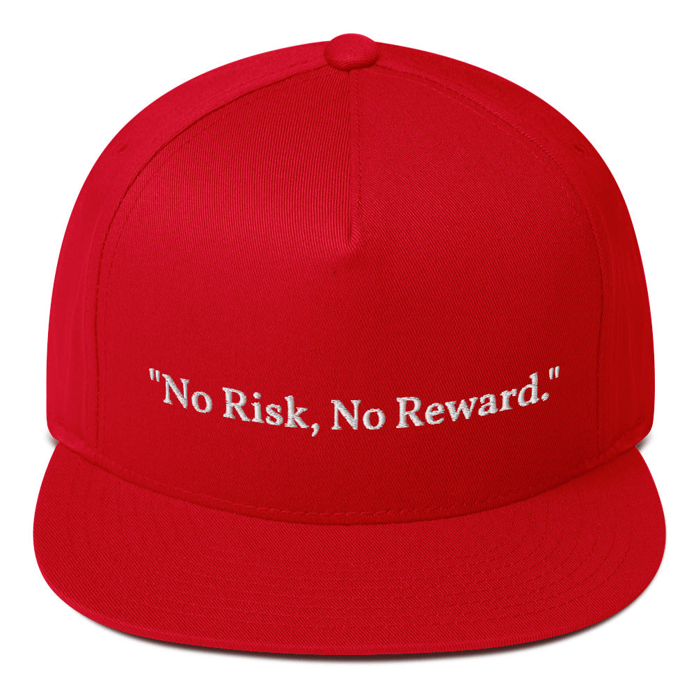"No Risk, No Reward." Snapback
