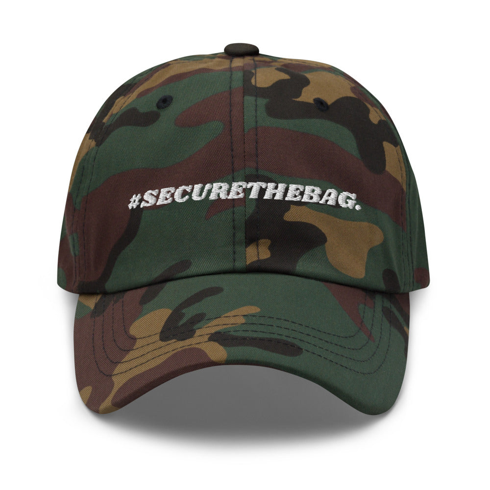 "#SecureTheBag." Dad Hat
