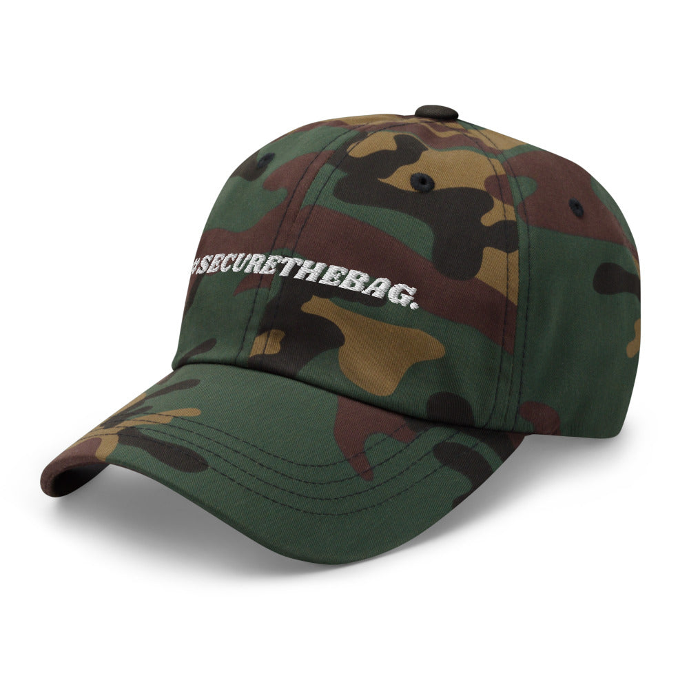 "#SecureTheBag." Dad Hat